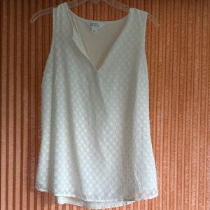 💙3 for $55💙Market & Spruce Cream and Orange Textured Top